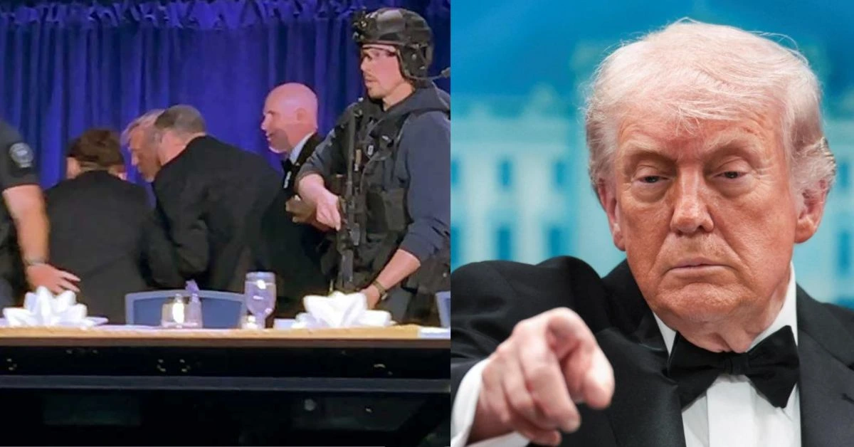 ವೈಟ್ ಹೌಸ್ ಡಿನ್ನರ್‌ನಲ್ಲಿ ಗುಂಡಿನ ಮಳೆ! ಟ್ರಂಪ್ ಕಣ್ಣೆದುರೇ ಗುಂಡು ಹಾರಿತು — ಇರಾನ್ ಕೈವಾಡ ಇದೆಯಾ?