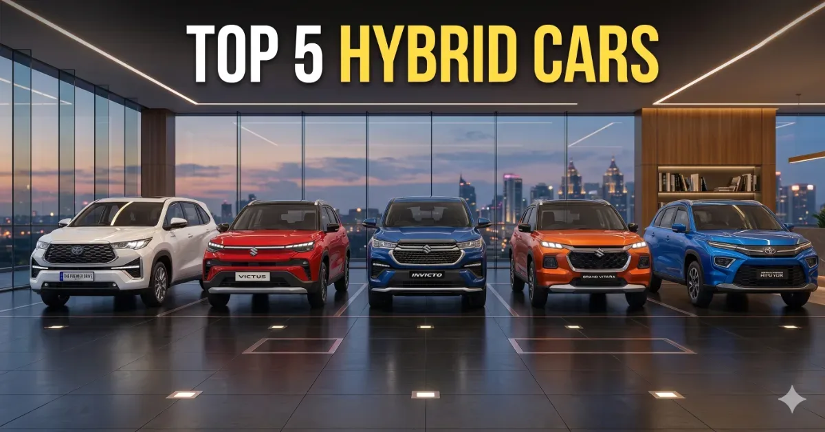 Top 5 Hybrid Cars: ಭಾರತದ ಹೈಬ್ರಿಡ್ ಕಾರು ಮಾರುಕಟ್ಟೆಯಲ್ಲಿ ಟೊಯೋಟಾ ಮತ್ತು ಮಾರುತಿ ಸುಜುಕಿ ಮೇಲುಗೈ