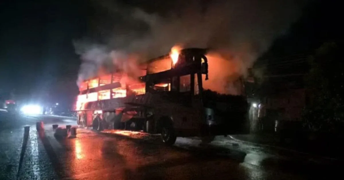 Mangaluru-Bengaluru Sleeper Bus Fire