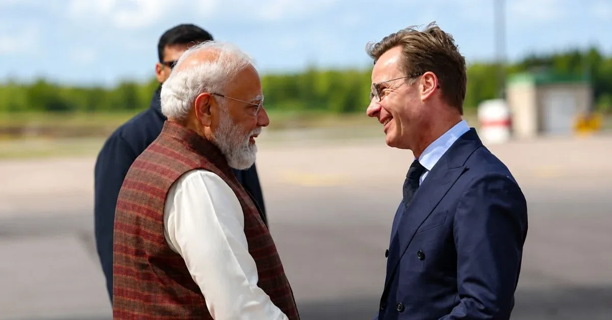 PM Modi Sweden Visit