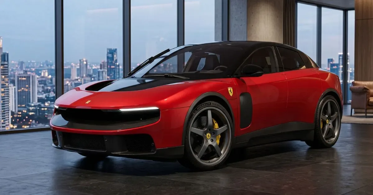 ferrari luce first electric car
